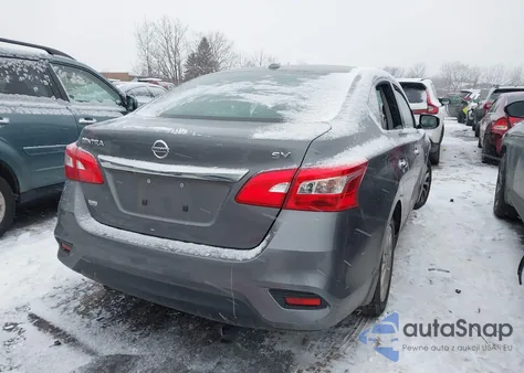 2019 Nissan Sentra Sv z USA, uszkodzony, nr VIN 3N1AB7AP8KY322643